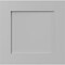 Ekena Millwork 12"W x 12"H True Fit PVC Flat Panel Shutters Sample, Primed SAMPLE-TFPFPPR - alternate 1